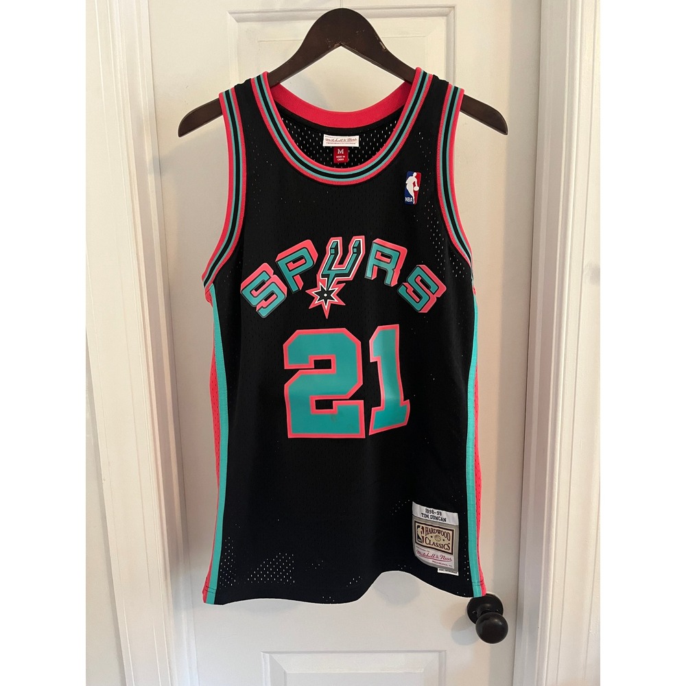 Mitchell & Ness Tim Duncan Spurs Fiesta Jersey